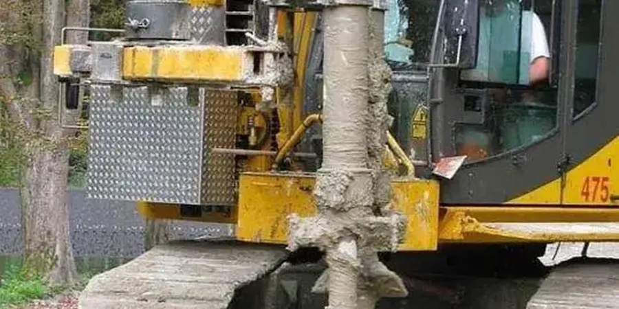 Illustrative image of Deep Soil Mixing (DSM) design in 