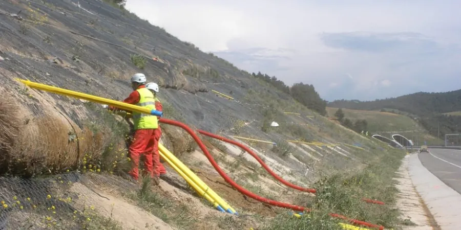 Illustrative image of Geotechnical drainage design in 