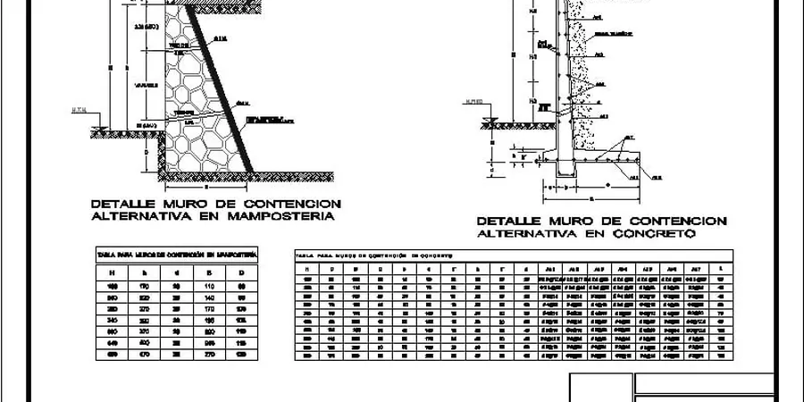 Illustrative image of Retaining wall design in 