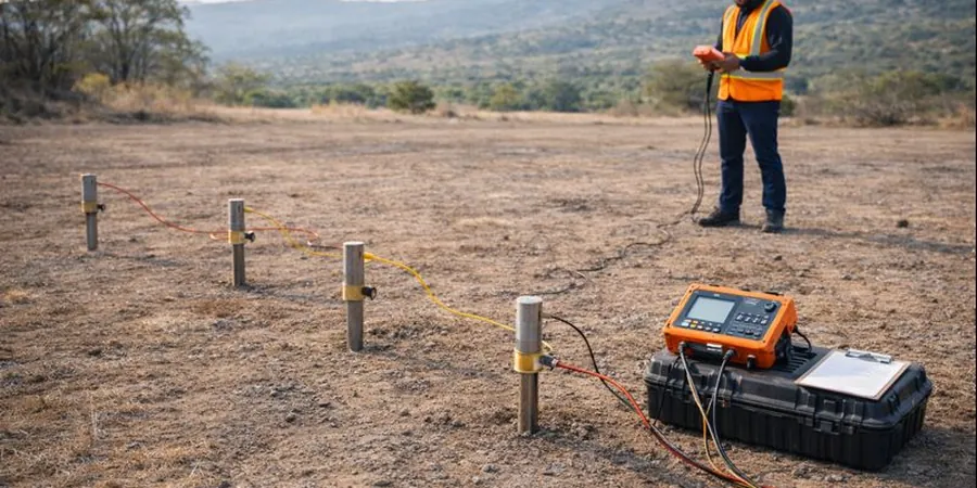 Illustrative image of Electrical resistivity / VES (Vertical Electrical Sounding) in 