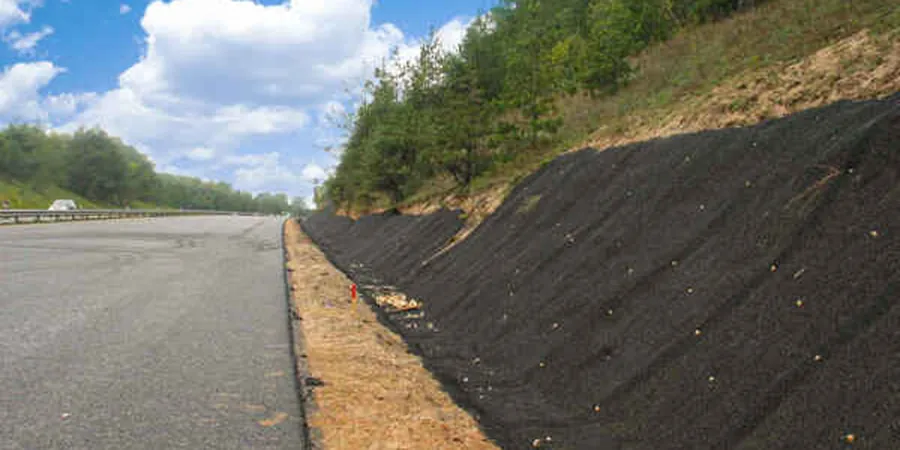 Illustrative image of Road embankment design in 
